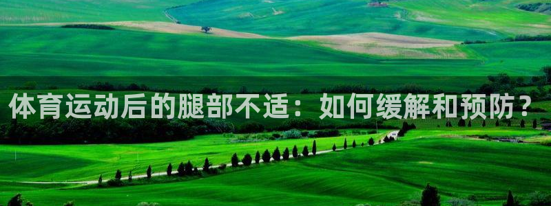 球新体育：体育运动后的腿部不适：如何缓解和预防？